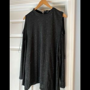 Style & Co. Long sleeved cold shoulder top